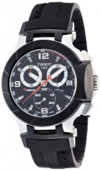 Tissot Men's T0484172705700 T-Race Black Chronograph Dial Watch