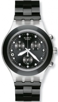Swatch Men's SVCK4035G Stainless Steel Analog Watch with Black Dial Watch Swatch Men's SVCK4035G Stainless Steel Analog Watch with Black Dial Watch
