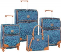 Diane von Furstenberg Abstract Signature 4 Piece Spinner Luggage Set: Available in 3 Colors (TurquoiseNavy) Diane von Furstenberg Abstract Signature 4 Piece Spinner Luggage Set: Available in 3 Colors (TurquoiseNavy)
