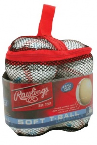 Rawlings Soft T-Ball 6-Ball Value Pack Rawlings Soft T-Ball 6-Ball Value Pack
