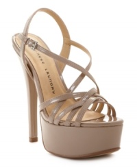 Monster heel alert! The Tippy pumps by Chinese Laundry will add instant drama to whatever you wear. They're super, duper tall with straps galore. Monster heel alert! The Tippy pumps by Chinese Laundry will add instant drama to whatever you wear. They're super, duper tall with straps galore.