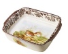 Spode Woodland Quail and Mallard Rectangular Handled Dish