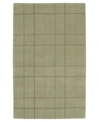 A felted wool area rug in rich mocha tones and a contemporary windowpane design pairs perfectly with any design scheme. This ultra-soft, incredibly durable piece is hand-tufted in India of the finest New Zealand wool. A felted wool area rug in rich mocha tones and a contemporary windowpane design pairs perfectly with any design scheme. This ultra-soft, incredibly durable piece is hand-tufted in India of the finest New Zealand wool.