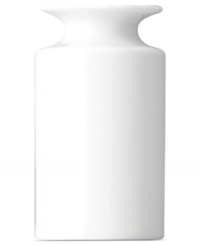 Form follows function in the Medallion salt shaker from THOMAS by Rosenthal. Double-fired porcelain provides exceptional durability and, with clean lines and a sleek white glaze, a look that's both modern and timeless. Form follows function in the Medallion salt shaker from THOMAS by Rosenthal. Double-fired porcelain provides exceptional durability and, with clean lines and a sleek white glaze, a look that's both modern and timeless.
