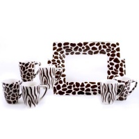 Laurie Gates Safari 7-Piece Hostess Set Laurie Gates Safari 7-Piece Hostess Set