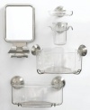 Perfect for shower stalls, the Forma corner basket features ultra-strong locking system for a firm grip in soapy conditions. Use to keep shampoo, shower gel and other bathing essentials within reach but out of your way.