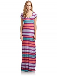 THE LOOKMultistripesScoopneckShort sleevesMaxi lengthTHE FITAbout 50 from shoulder to hemTHE MATERIALSelf: micro modalContrast: pima cotton/modalCARE & ORIGINDry cleanMade in USAModel shown is 5'8 (172½cm) wearing US size Small. THE LOOKMultistripesScoopneckShort sleevesMaxi lengthTHE FITAbout 50 from shoulder to hemTHE MATERIALSelf: micro modalContrast: pima cotton/modalCARE & ORIGINDry cleanMade in USAModel shown is 5'8 (172½cm) wearing US size Small.