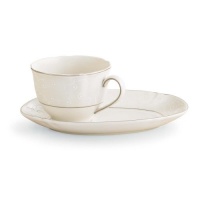Lenox Opal Innocence Cup & Dessert Plate Set