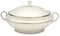Lenox Federal Platinum Bone China Covered Vegetable Bowl Lenox Federal Platinum Bone China Covered Vegetable Bowl
