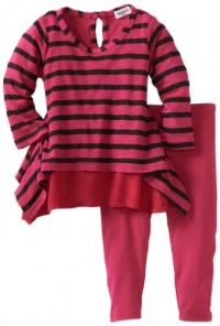 Splendid Littles Baby-Girls Newborn Venice Stripe Tunic Set, Raspberry, 12-18 Splendid Littles Baby-Girls Newborn Venice Stripe Tunic Set, Raspberry, 12-18