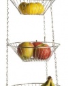 Home Basics Hanging Basket, 3-Tier, Round