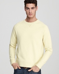 Toss on this handsome pullover crewneck sweater when you need something lightweight and easy to pair. Toss on this handsome pullover crewneck sweater when you need something lightweight and easy to pair.