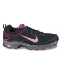 Hit the trails in style with Nike's lightweight Air Alvord 9 sneakers. Hit the trails in style with Nike's lightweight Air Alvord 9 sneakers.