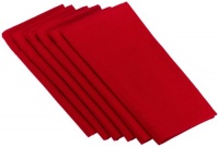 DII Everyday Basic Napkin Set of 6, Tango Red DII Everyday Basic Napkin Set of 6, Tango Red