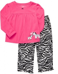 Carter's Toddler 2 Piece Fleece PJ Set - Zebras-2T Carter's Toddler 2 Piece Fleece PJ Set - Zebras-2T