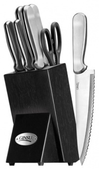 Ginsu Kotta Series 8-Piece Japanese 420J2 Stainless Steel Knife Set with Black Block 4878 Ginsu Kotta Series 8-Piece Japanese 420J2 Stainless Steel Knife Set with Black Block 4878