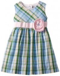 Hartstrings Girls 2-6X Toddler Cotton Plaid Dress, Green Plaid, 2T Hartstrings Girls 2-6X Toddler Cotton Plaid Dress, Green Plaid, 2T