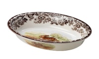 Spode Woodland Rabbit Oval Rim Dish Spode Woodland Rabbit Oval Rim Dish