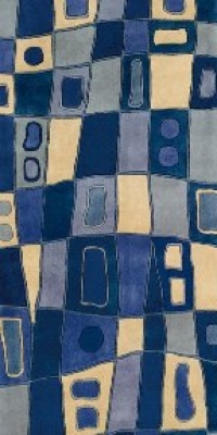 Area Rug 2x12 Runner Contemporary Blue Color - Momeni New Wave Rug from RugPal Area Rug 2x12 Runner Contemporary Blue Color - Momeni New Wave Rug from RugPal