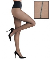 Commando Premier Sheer Metallic Back Seam Tights, M, Black Commando Premier Sheer Metallic Back Seam Tights, M, Black