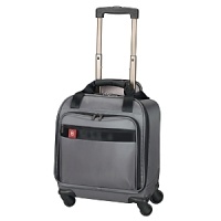 Comfort grip, one-touch dual-trolley aluminum handle system locks into two different positions, 41 & 39, to accommodate travelers of various heights. A four-wheel caster system adds stability, providing 360 degree maneuverability and producing zero weight-in-hand when rolling upright. Larger, 60mm rear casters allow you to tilt the bag onto two wheels to handle curbs and other obstacles with ease. Spacious main packing area expands 2.5 for additional packing capacity and features lockable zippers sliders. Removable Attach-a-Bag strap secures an additional bag to the front of the upright for consolidated travel. Comfort grip, one-touch dual-trolley aluminum handle system locks into two different positions, 41 & 39, to accommodate travelers of various heights. A four-wheel caster system adds stability, providing 360 degree maneuverability and producing zero weight-in-hand when rolling upright. Larger, 60mm rear casters allow you to tilt the bag onto two wheels to handle curbs and other obstacles with ease. Spacious main packing area expands 2.5 for additional packing capacity and features lockable zippers sliders. Removable Attach-a-Bag strap secures an additional bag to the front of the upright for consolidated travel.