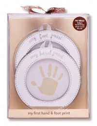 Carter's Hand and Foot Print Keepsake, Silver Carter's Hand and Foot Print Keepsake, Silver