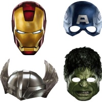 Avengers Paper Masks Child Accessory Avengers Paper Masks Child Accessory