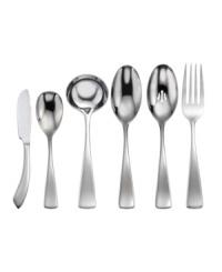 Create a super-chic table setting with modern flatware from Oneida. A smooth, curvaceous profile and polished finish make this 5-piece hostess set easy on the hands and eyes. Create a super-chic table setting with modern flatware from Oneida. A smooth, curvaceous profile and polished finish make this 5-piece hostess set easy on the hands and eyes.