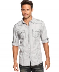 INC International Concepts Shirt, Long Sleeve Button Down Campbell Shirt INC International Concepts Shirt, Long Sleeve Button Down Campbell Shirt