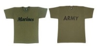 Kids Olive Drab Army T-Shirt-LARGE Kids Olive Drab Army T-Shirt-LARGE