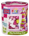 Megabloks 80 Pc Pink Large Bag