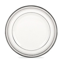 The epitome of timeless beauty, kate spade's Palmetto Bay china makes an elegant presentation for fine dining occasions. Accented with platinum bands, the simple yet sophisticated collection lends an air of distinction to holidays, intimate gatherings and celebrations. The epitome of timeless beauty, kate spade's Palmetto Bay china makes an elegant presentation for fine dining occasions. Accented with platinum bands, the simple yet sophisticated collection lends an air of distinction to holidays, intimate gatherings and celebrations.