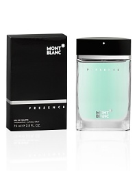 Montblanc Presence Eau de Toilette features the freshness of bergamot embraced by the spicy warmth of ginger, cardamon and cinnamon. New heights of traditional distinction are scaled with notes of sage, apple and heliotrope. Masculine sensuality is expressed with tonka bean and amber, infused with sensual sandalwood and musk.