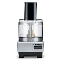 Neither too big nor too small, this indispensable Cuisinart food processor will do everything from mixing pesto for two to pureeing soup for seven. The powerful motor performs the tasks of a much bigger food processor, making short work of coarse chopping, smooth blending and all the multiple food prep tasks in between. Neither too big nor too small, this indispensable Cuisinart food processor will do everything from mixing pesto for two to pureeing soup for seven. The powerful motor performs the tasks of a much bigger food processor, making short work of coarse chopping, smooth blending and all the multiple food prep tasks in between.