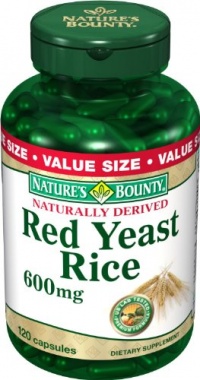 Nature's Bounty Red Yeast Rice 600mg / 180 Capsules