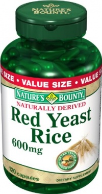 Nature's Bounty Red Yeast Rice 600mg / 180 Capsules Nature's Bounty Red Yeast Rice 600mg / 180 Capsules