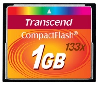 Transcend TS1GCF133 1GB 133x Compact Flash Card Transcend TS1GCF133 1GB 133x Compact Flash Card