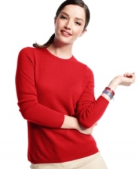 Charter Club's classic cashmere sweater comes in go-with-anything colors! Match it with khakis or jeans for style that is effortlessly luxe. Charter Club's classic cashmere sweater comes in go-with-anything colors! Match it with khakis or jeans for style that is effortlessly luxe.