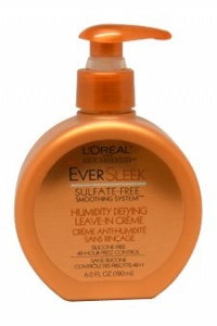 L'Oreal Paris EverSleek, Humidity Defying  Leave-In Crème, 6-Fluid Ounce