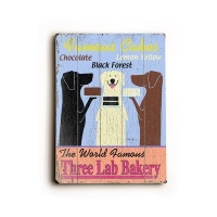 Arte House Wooden Sign, Three Lab Bakery Arte House Wooden Sign, Three Lab Bakery