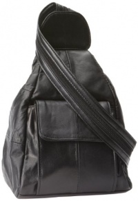 Embassy Solid Genuine Lambskin Leather Hobo Sling/Backpack Purse Embassy Solid Genuine Lambskin Leather Hobo Sling/Backpack Purse