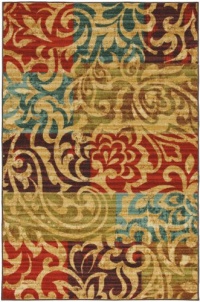 Townhouse Rugs Carnival Multi 5-Feet by 8-Feet Area Rug Townhouse Rugs Carnival Multi 5-Feet by 8-Feet Area Rug