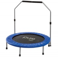 Pure Fun 9005MTH 40-Inch Mini Trampoline with Handrail Pure Fun 9005MTH 40-Inch Mini Trampoline with Handrail