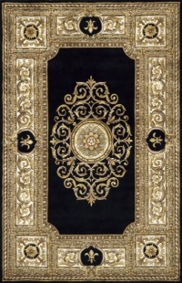 Area Rug 2x3 Rectangle European Black Color - Momeni Maison Rug from RugPal Area Rug 2x3 Rectangle European Black Color - Momeni Maison Rug from RugPal