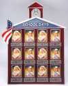 12 - 1¼×1-5/8 Photos Little Red School House w/American Flag