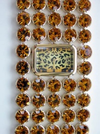$295 Betsey Johnson Women's Leopard Watch BJ4065