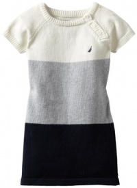 Nautica Sportswear Kids Girls 2-6X Bold Stripe Sweater Dress, Off White, 3T Nautica Sportswear Kids Girls 2-6X Bold Stripe Sweater Dress, Off White, 3T