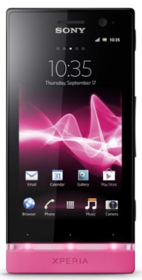 Sony Xperia U ST25A-BP Unlocked Phone with Android 2.3 OS and 3.5-Inch Touchscreen--U.S. Warranty (Black/Pink) Sony Xperia U ST25A-BP Unlocked Phone with Android 2.3 OS and 3.5-Inch Touchscreen--U.S. Warranty (Black/Pink)
