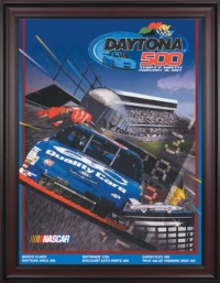 NASCAR Framed 36 x 48 Daytona 500 Program Print Race Year: 39th Annual - 1997 NASCAR Framed 36 x 48 Daytona 500 Program Print Race Year: 39th Annual - 1997