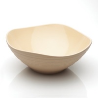 Mikasa Swirl Square 9-Inch Vegetable Bowl, Tan Mikasa Swirl Square 9-Inch Vegetable Bowl, Tan